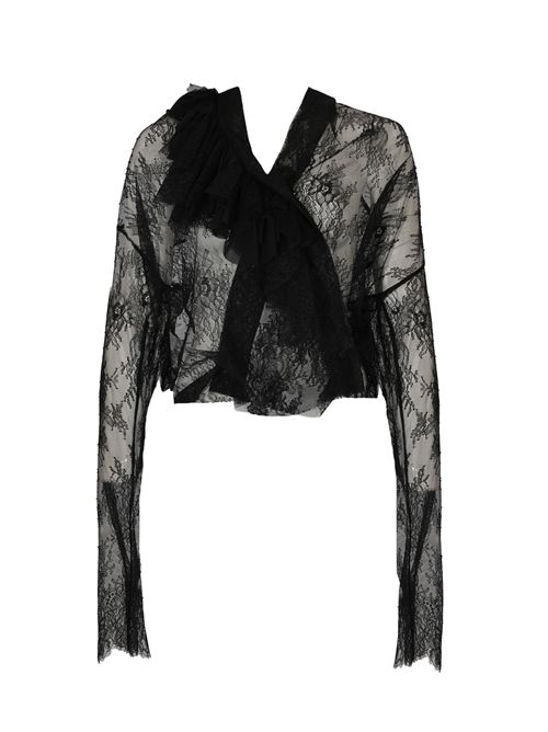 Camicia in pizzo con volant ALBERTA FERRETTI | A0213 66200555